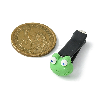 Frog Shape Opaque Resin Car Air Vent Clips JEWB-BR00151-02-1