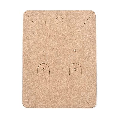 Blank Kraft Paper Jewlery Display Cards X1-CDIS-G005-11-1
