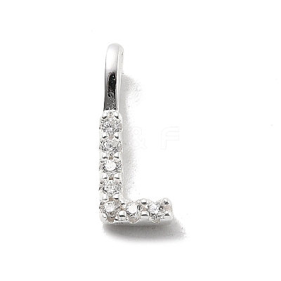 925 Sterling Silver with Cubic Zirconia Charms STER-Q004-01L-S-1