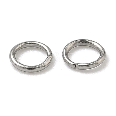 Tarnish Resistant 304 Stainless Steel Open Jump Rings STAS-M008-04B-1