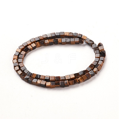 Natural Tiger Eye Beads Strands G-F631-K08-1