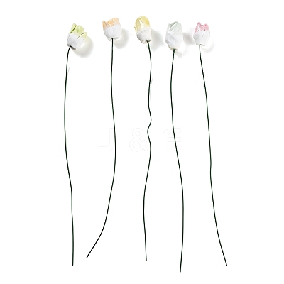 Ceramic Flower Stems with Iron Stem PR-CBAD4A8-05-1