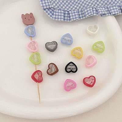 Transparent Acrylic Beads OACR-N138-38-1