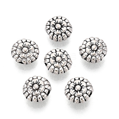Tibetan Style Alloy Beads TIBEB-T004-12AS-1