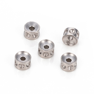Tarnish Resistant 304 Stainless Steel Beads Rhinestone Settings STAS-I150-02A-P-1