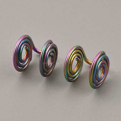 Stainless Steel Cuff Earrings EJEW-WH0012-130MC-1