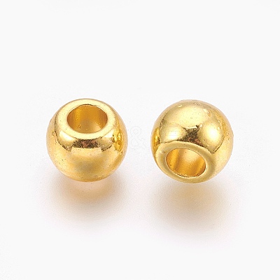 Tibetan Style Alloy Beads LS-K08T4-G-RS-1
