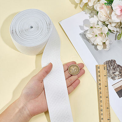 7.25 Yards Elastic Fabrics Nylon Ribbons DIY-MA0007-11-1