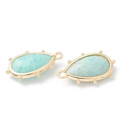 Natural Amazonite Pendants G-B009-02G-D-1