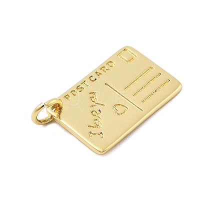 Brass Pendants X-KK-H206-02C-G-1