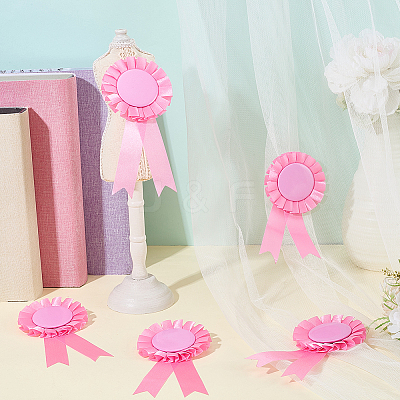 20Pcs Polyester Ribbon Brooches JEWB-CP0001-56A-1