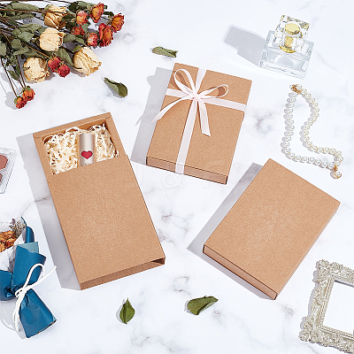 Kraft Paper Storage Gift Drawer Boxes CON-WH0095-56B-1