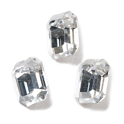 K9 Glass Rhinestone Cabochons GLAA-H034-07D-001SS-1