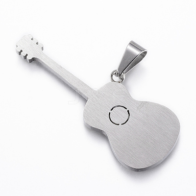 304 Stainless Steel Big Pendants STAS-K151-02P-1