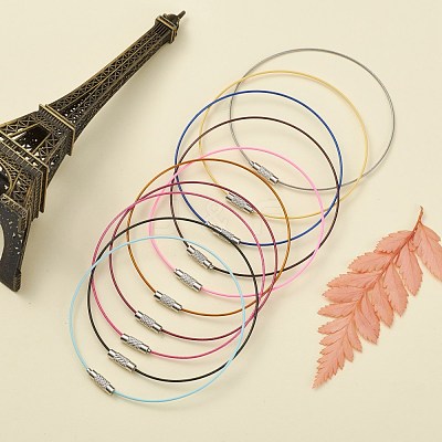 Steel Wire Bracelet Making TWIR-A001-M-1