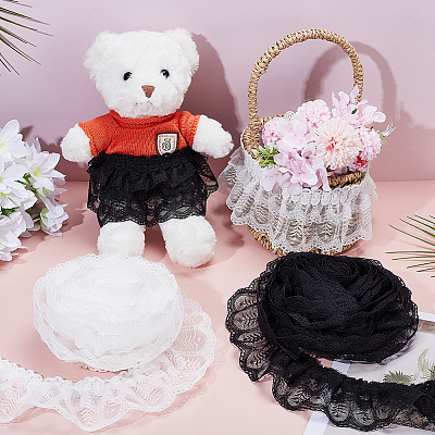 Polyester Silk Lace AJEW-WH0816-141A-1