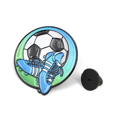 Sports Theme Football & Sneakers Enamel Pins JEWB-L023-02A-EB-1