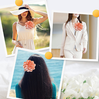 1Pc Polyester Brooches JEWB-CN0001-07E-1