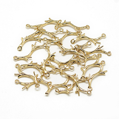 Brass Peg Bails Pendants LS-X-KK-T032-144G-1