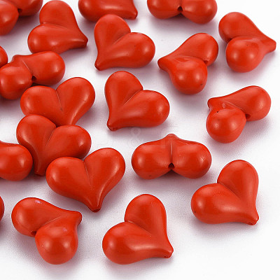 Opaque Acrylic Beads X-MACR-S373-70-AM-1