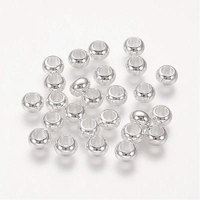 Brass Spacer Beads KK-Q083-S-1
