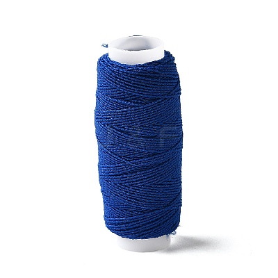 6Pcs 6 Colors Round Polyester Ultra-Thin Elastic Thread for Sewing Machines EW-K001-01D-0.5mm-1