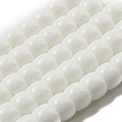 Opaque Glass Beads Strands X-GLAA-NH0002-B05-1