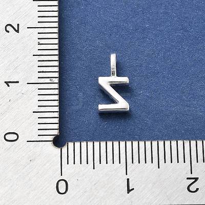 925 Sterling Silver with Cubic Zirconia Charms STER-Q004-01Z-S-1