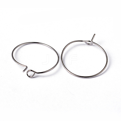 Brass Earrings Hoops X-EC067-1NF-1