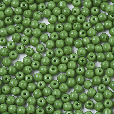 Opaque Colours Glass Beads SEED-S040-01A-06-1