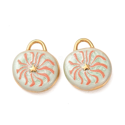 304 Stainless Steel Pendants STAS-C184-13C-G-1