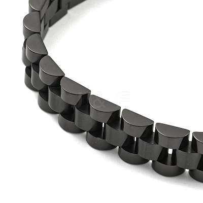 Ion Plating(IP) 304 Stainless Steel Thick Link Chain Bracelet Hand Polished BJEW-G649-10B-M-1