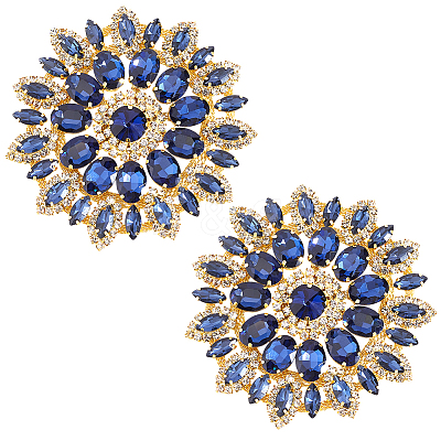 Glass Rhinestone Cabochons FIND-WH0173-515-1