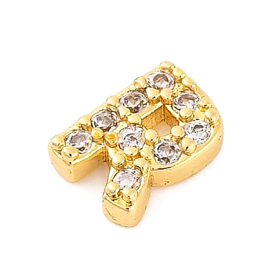 Rack Plating Brass Micro Pave Cubic Zirconia Cabochons KK-F874-04G-R-1