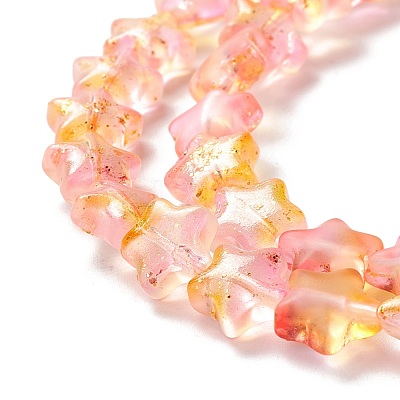 Transparent Glass Beads Strand GLAA-F112-04I-1