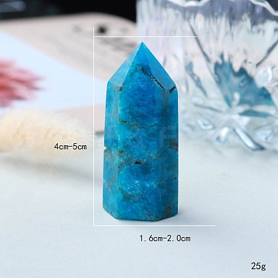 Point Tower Natural Apatite Home Display Decoration PW-WG91959-02-1