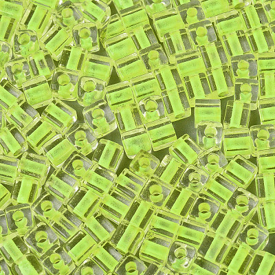 Transparent Inside Colours Glass Seed Beads SEED-T007-11J-1