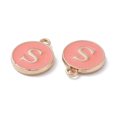(Defective Closeout Sale Border damaged) Golden Plated Alloy Enamel Charms ENAM-XCP0001-20S-1