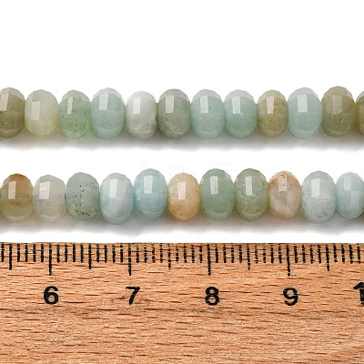 Natural Flower Amazonite Beads Strands G-P587-D08-01-1