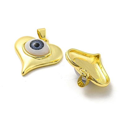 Golden Brass Pendants KK-L209-003G-02-1