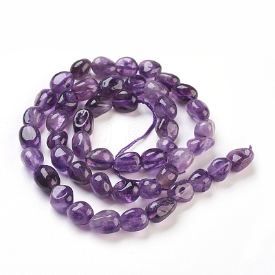 Natural Amethyst Beads Strands G-F575-01B-1