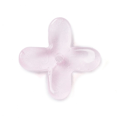 Transparent Glass Beads Caps GLAA-A011-12B-1