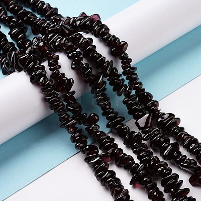 Natural Garnet Beads Strands F065-01-1