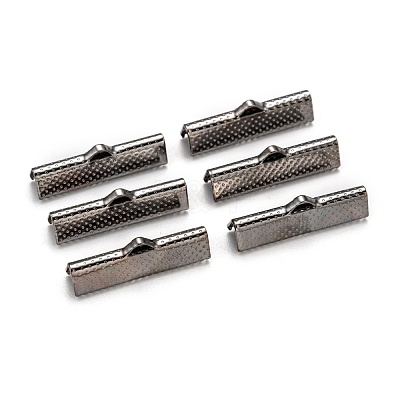 Iron Ribbon Crimp Ends X-E182Y-B-1