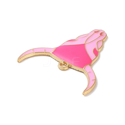 West Cowboy Theme Golden Plated Alloy Enamel Pendants FIND-B036-02E-1