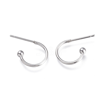 Tarnish Resistant 304 Stainless Steel Earring Hooks X-STAS-K211-01P-1