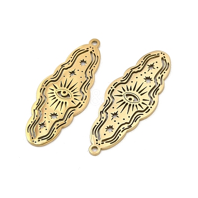 201 Stainless Steel Pendants LS-STAS-U052-02D-G-1