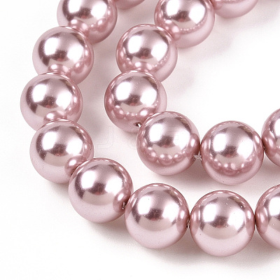 Glass Pearl Beads Strands HY-G002-01E-05-1