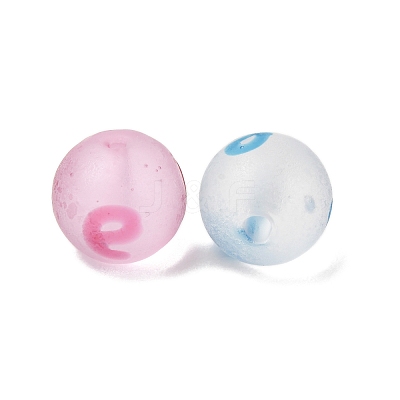 Frosted Handmade Lampwork Beads LA-CBA5635-01B-1