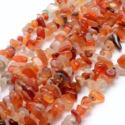 Natural Carnelian/Red Agate Beads Strands G-P332-34B-1